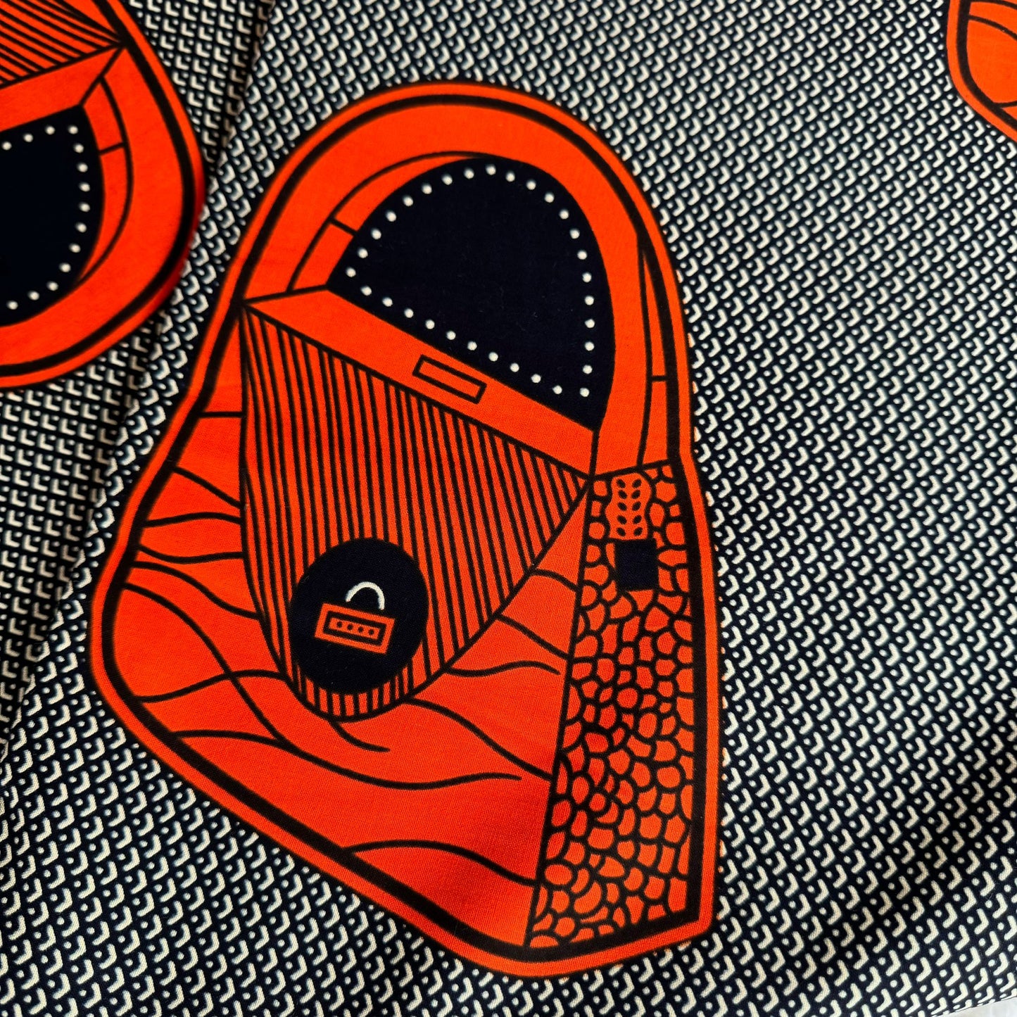 100% cotton Kitenge Kipochi