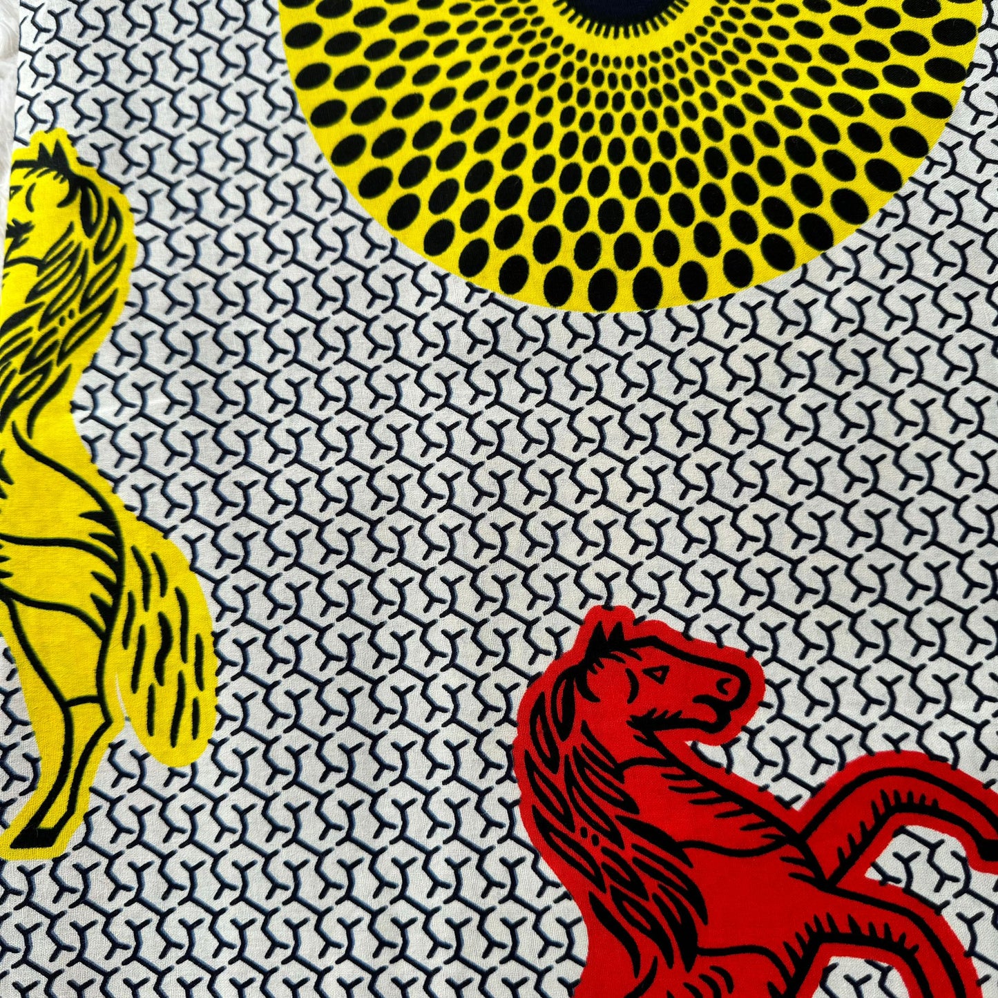 100% cotton Kitenge Farasi