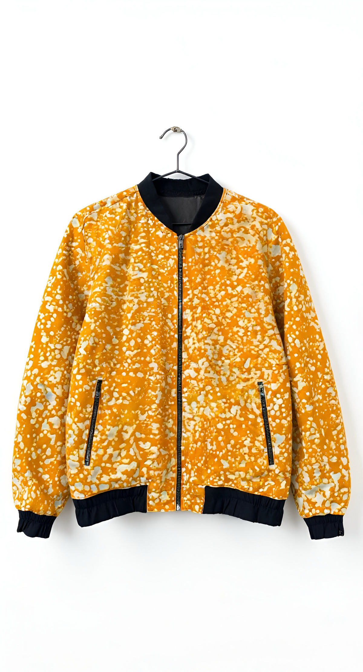 Gelbe Motorradjacke