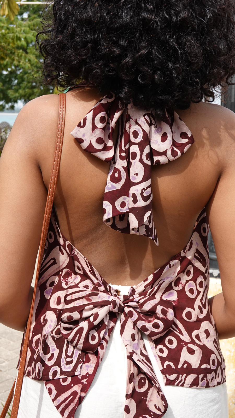 Kifungo 100% bamboo blouse