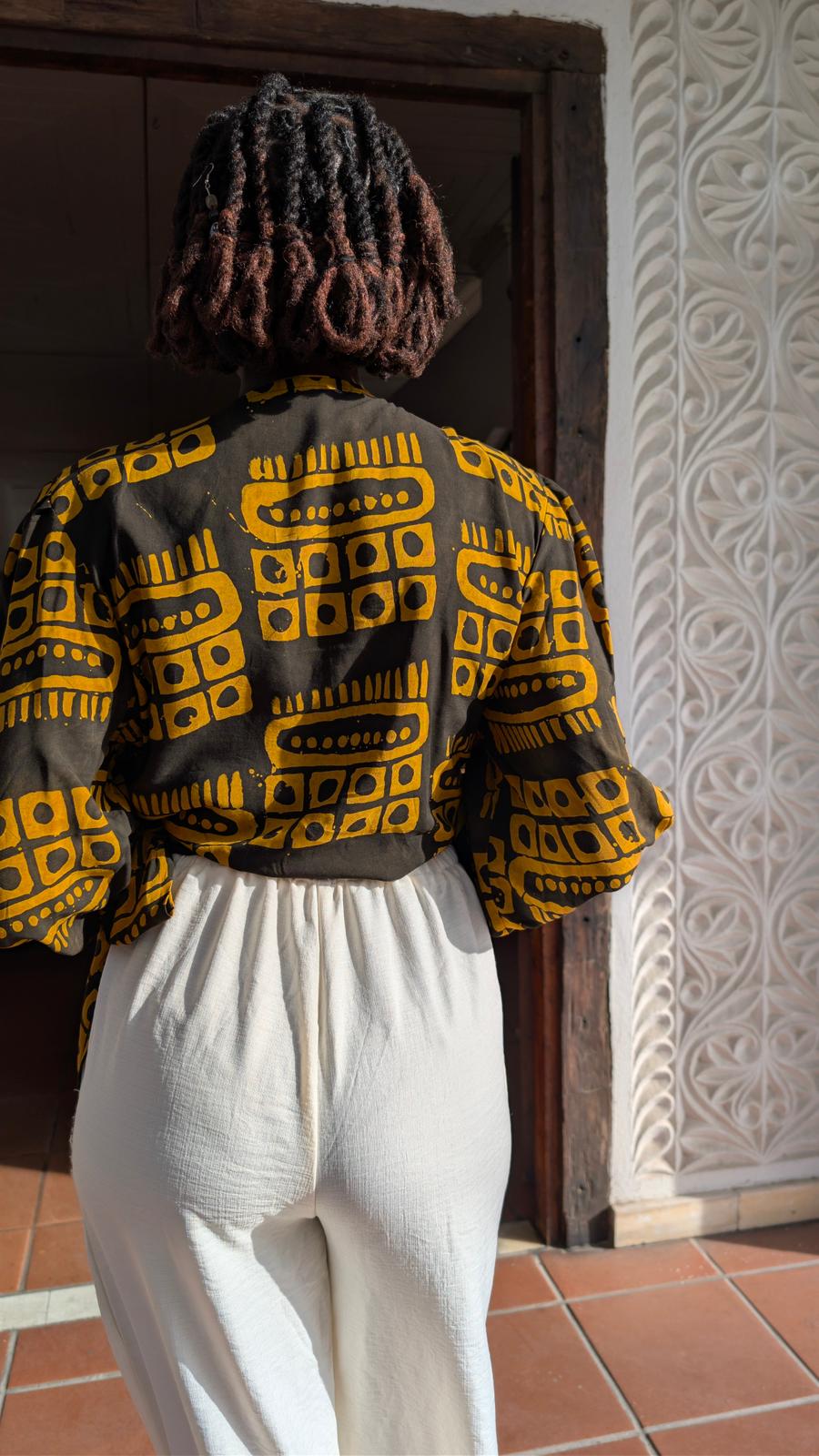 Wakati Bluse aus 100 % Bambus