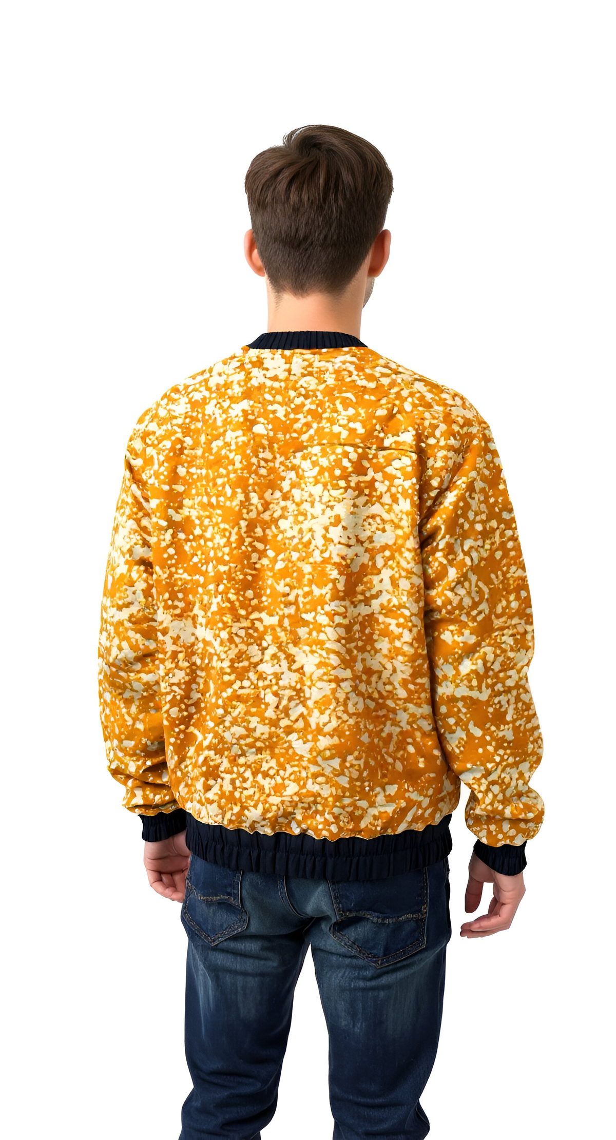 Gelbe Motorradjacke