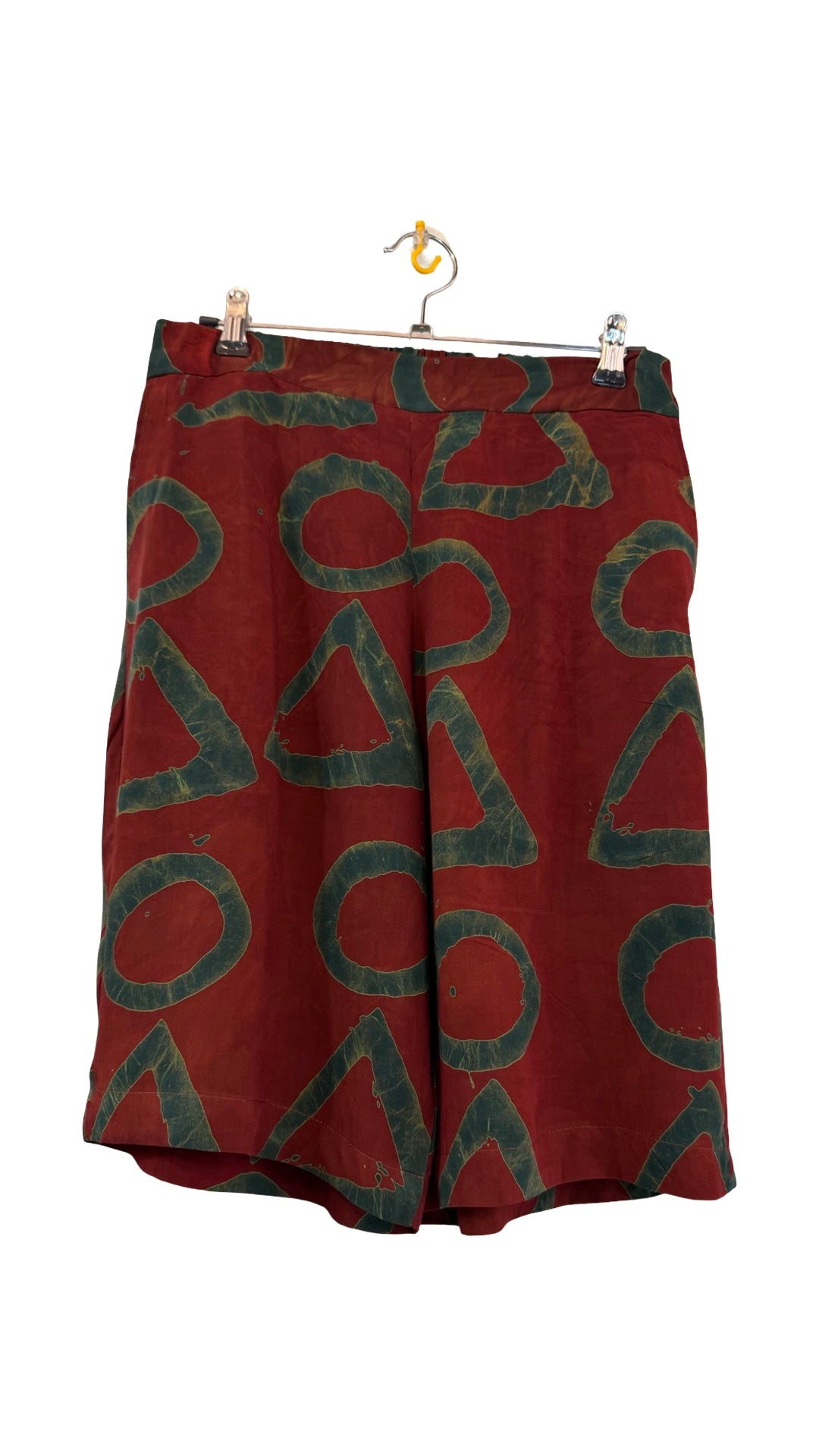 Mviringo kahawia shorts