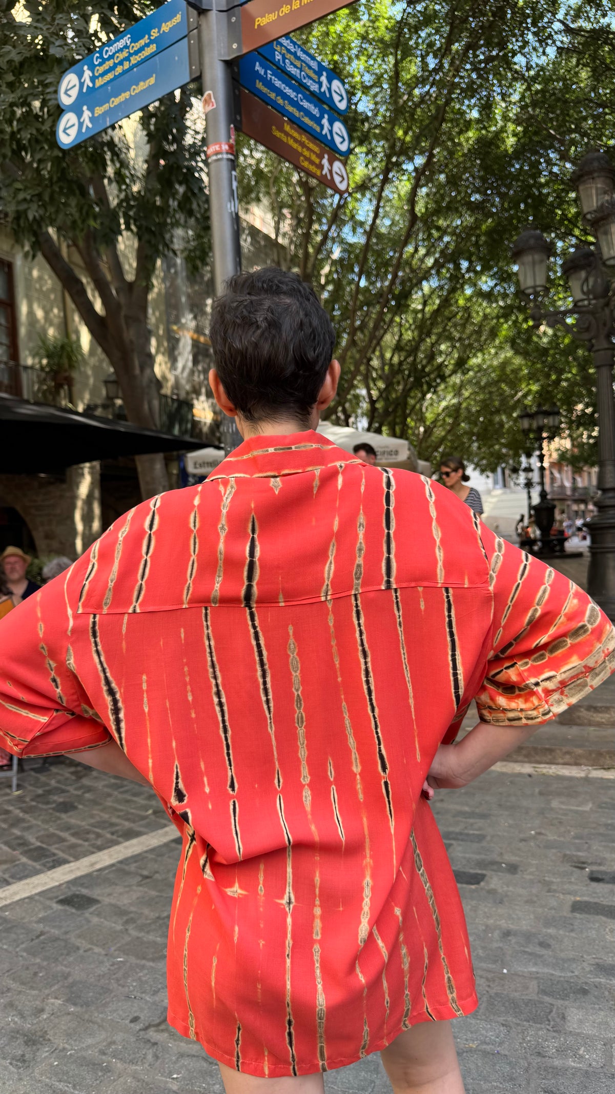 Vestido camisero Samaki (salmón)