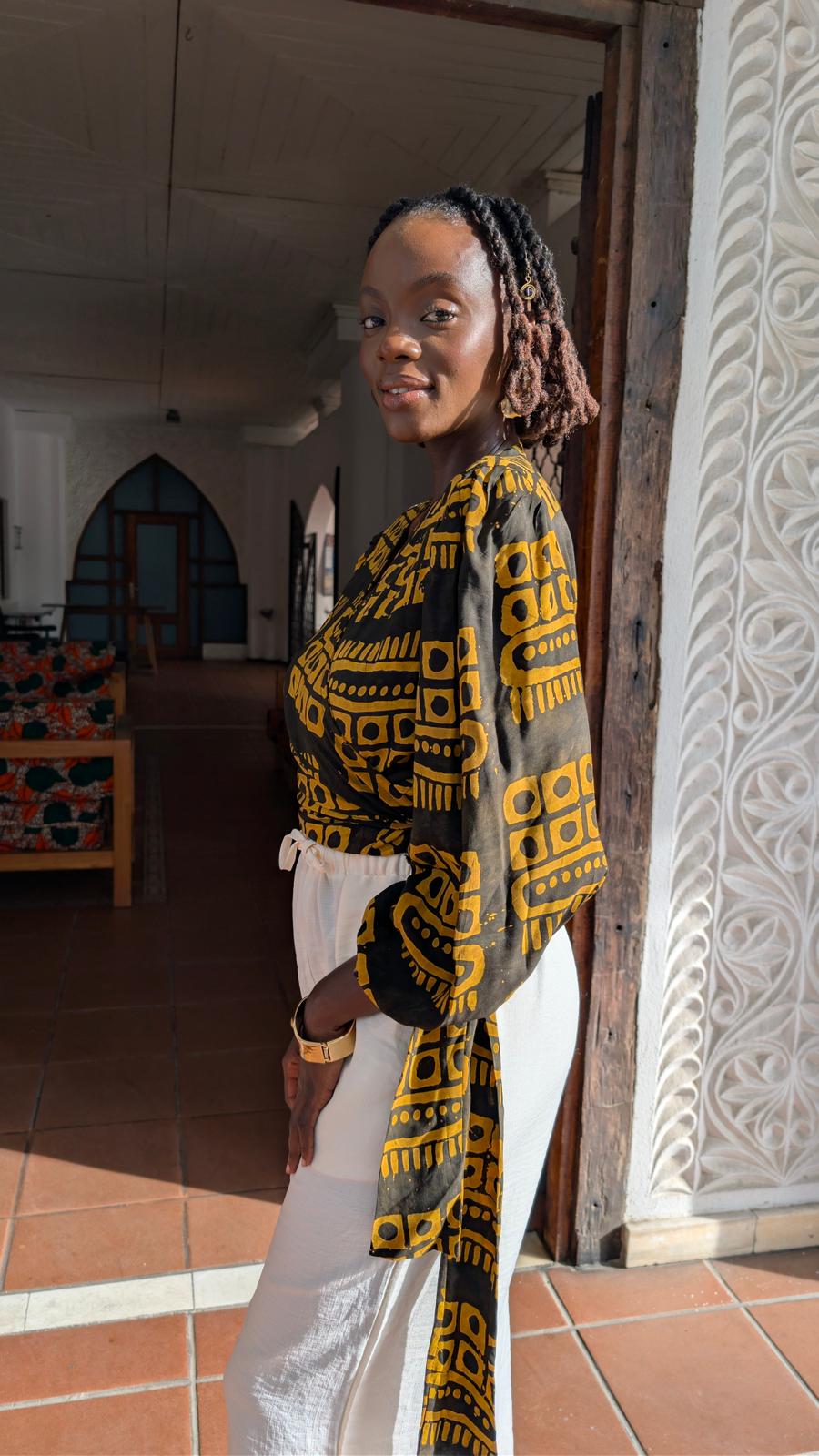 Wakati Bluse aus 100 % Bambus