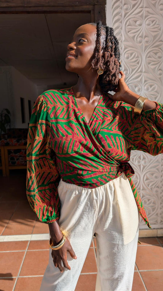 Kikavu 100% bamboo blouse