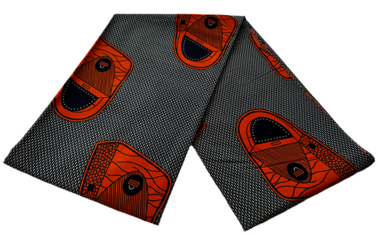 100% cotton Kitenge Kipochi