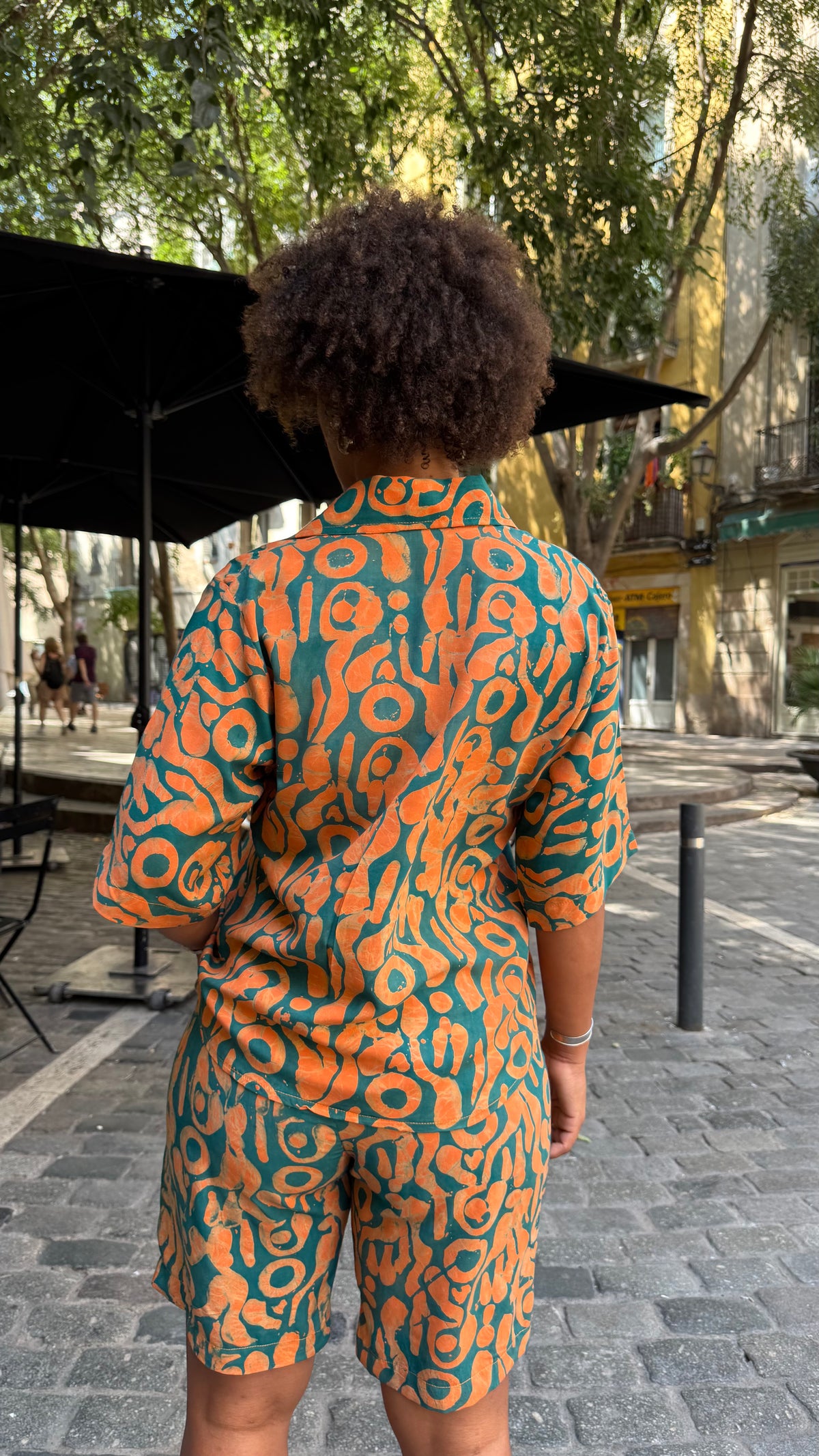 Feuer-Shirt & -Shorts (Set) 100 % Bambus